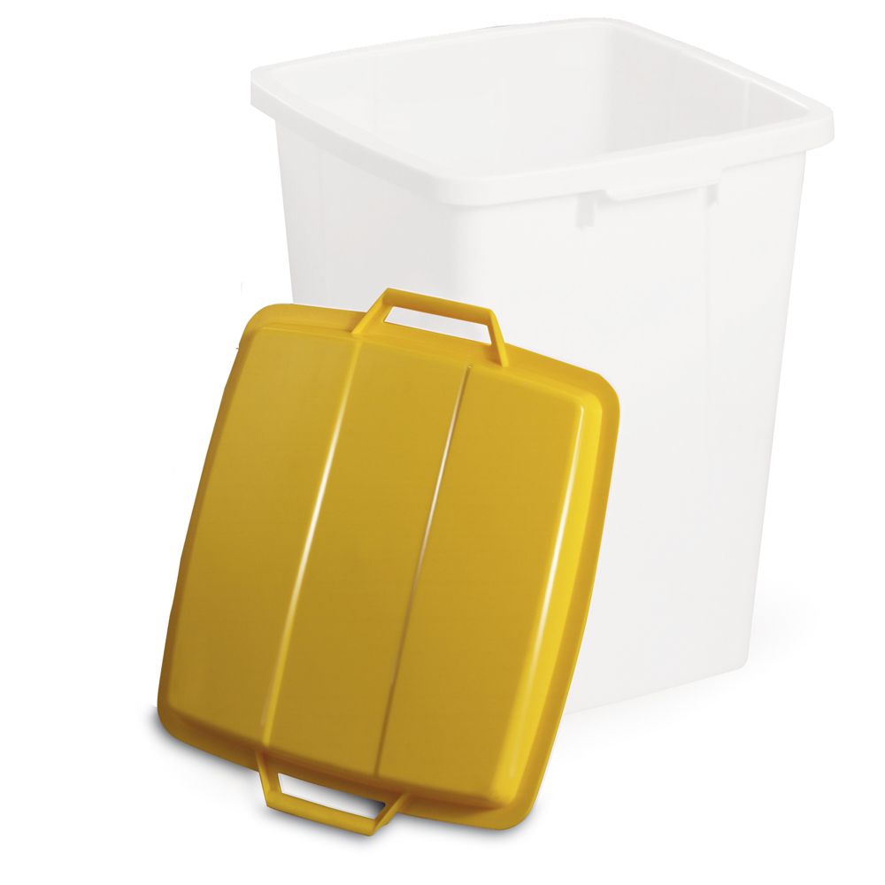 Deckel für Mehrzweckbehälter - 90 Liter gelb