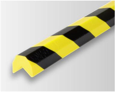 Flexibler Warn- und Prallschutz - Eckschutz Typ AA G/S, Länge 1.000 mm