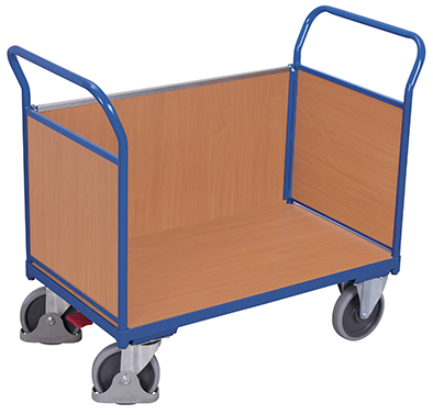 VARIOfit® Dreiwandwagen mit Holz - Traglast 400 kg