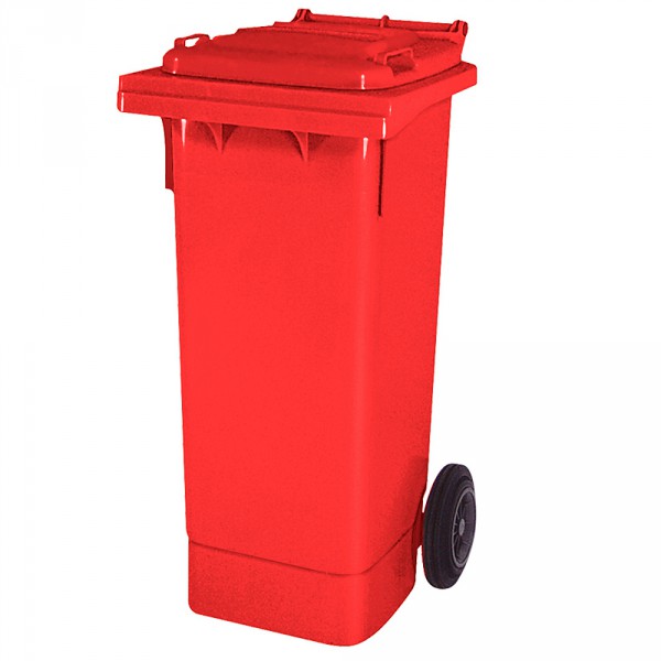 Kunststoff-Großmülltonnen 240 Liter, rot