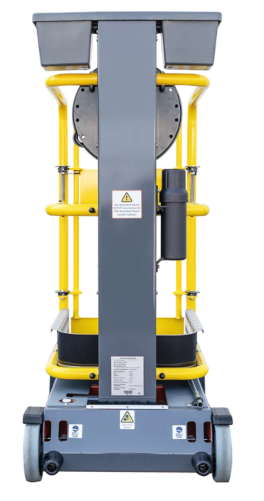 MUNK Vertikalmastlift FlexxLift 1.5, manuelle Bedienung mit Gasdruckfeder, Arbeitshöhe 3,5 Meter