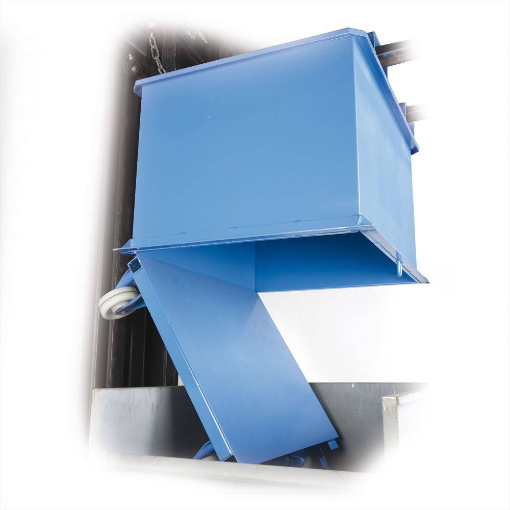 Klappbodenbehälter mit automatischer Entriegelung - Volumen 500 - 2.000 Liter