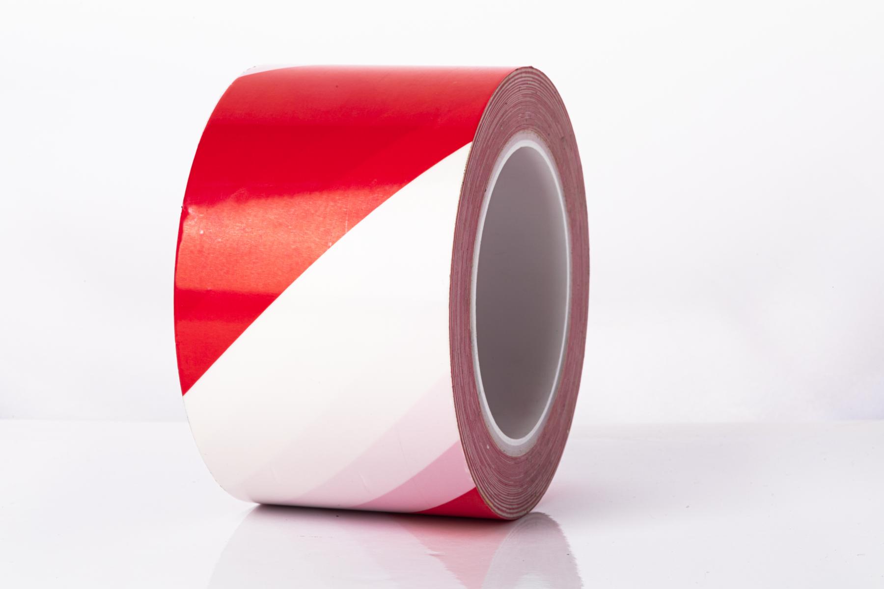Bodenmarkierungsband Traffic Tape® Extra - Dicke 0,2 mm, Breite 50 bzw. 75 mm, Gelb/Schwarz oder Rot