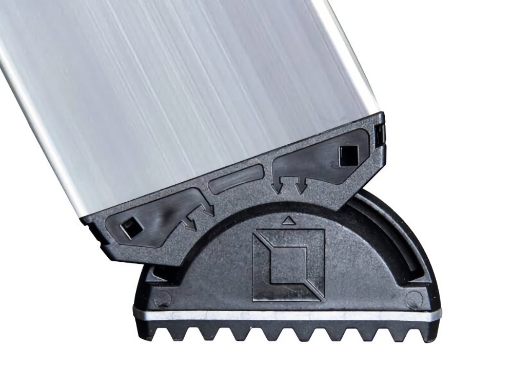 MUNK Aluminium-Sprossen-Stehleiter, 2-teilig