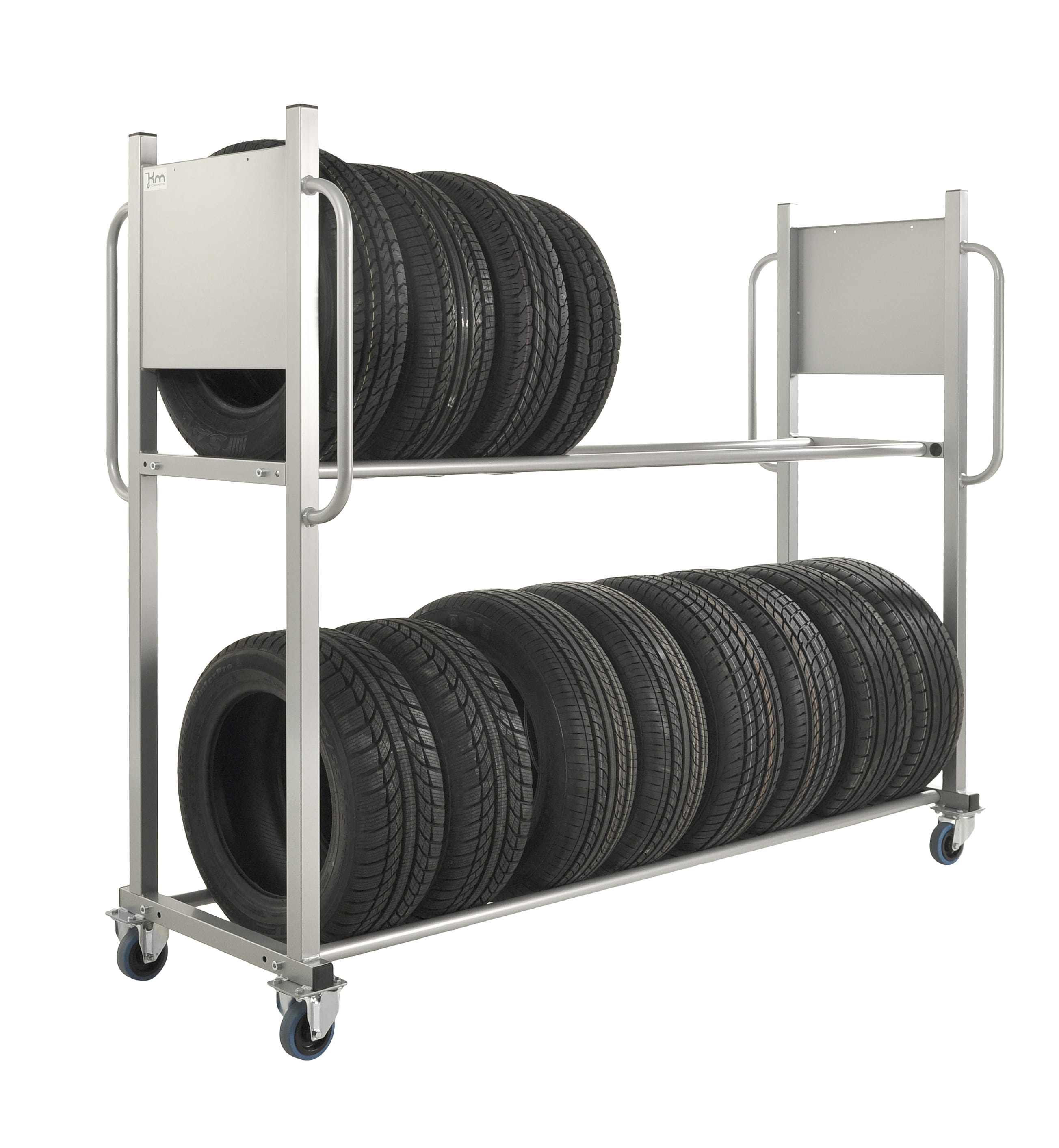 Reifentransportwagen Reifenregal für 16 Reifen- 300 kg