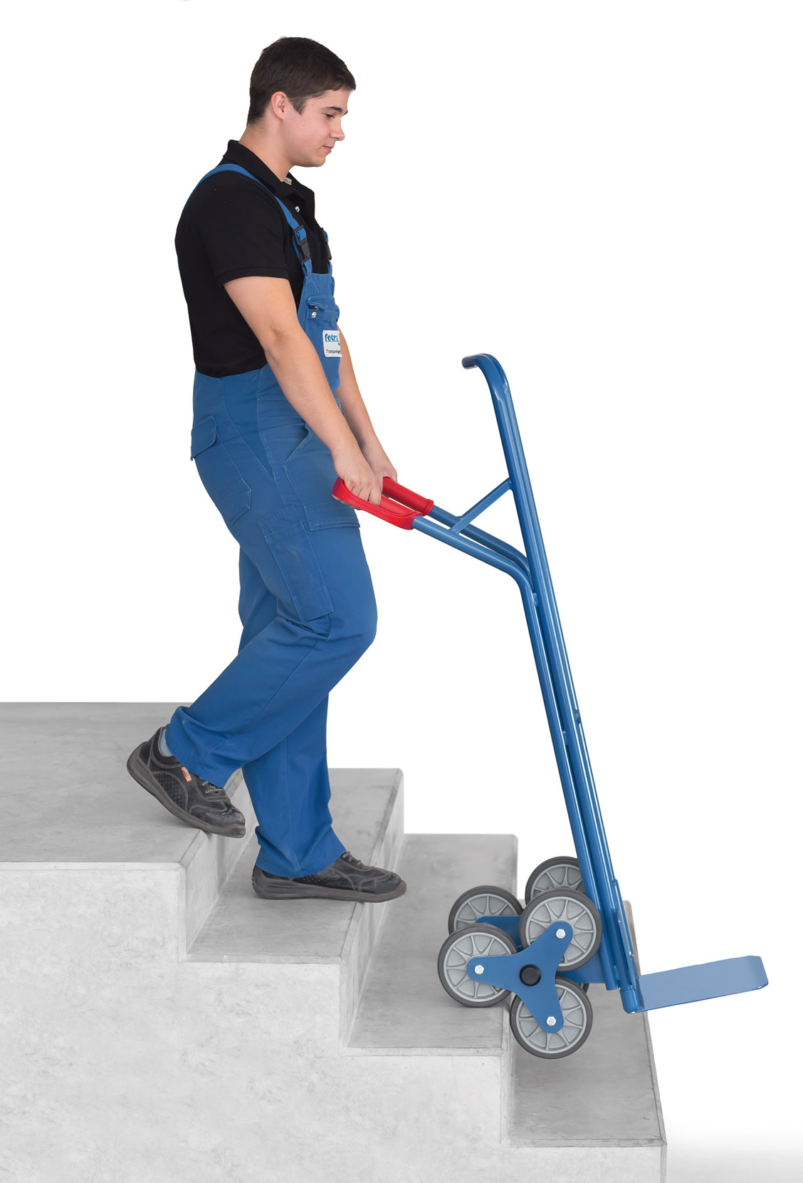 fetra® Treppenkarre TK1326 -  mit breiter Schaufel - Tragkraft 200 kg